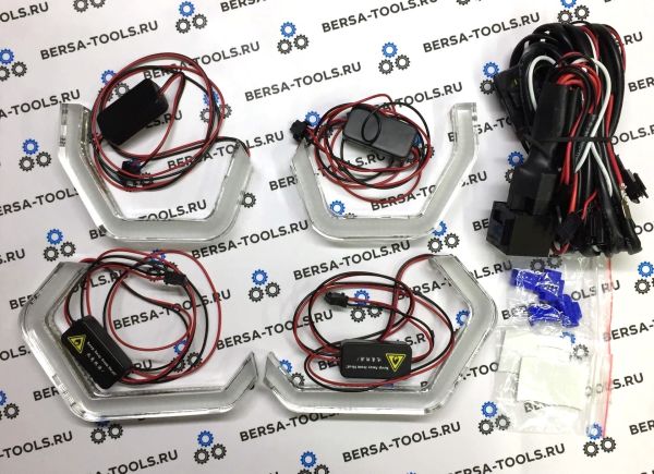 Светодиодные ангельские глазки Iconic BMW M3 M4 E90, E92, F30, F32, F33, F36 (Цвет: Желтый)