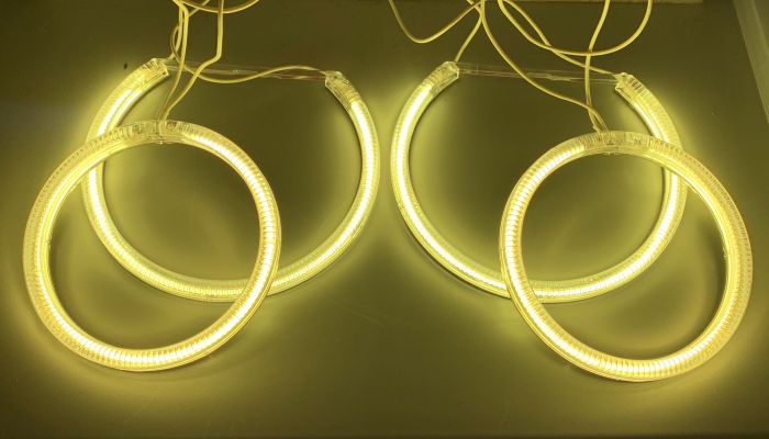 Ангельские глазки CCFL для BMW E90 (Желтый)