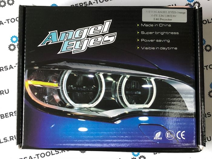Ангельские глазки (Cotton LED) BMW E36 E38 E39 E46 (Белые)