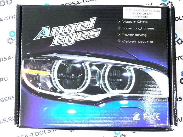 Ангельские глазки Cotton для BMW E36, E38, E39, E46  (Оранжевый)