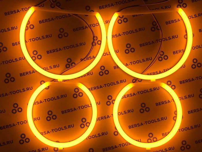 Ангельские глазки Cotton для BMW X5 E53 (Оранжевый)