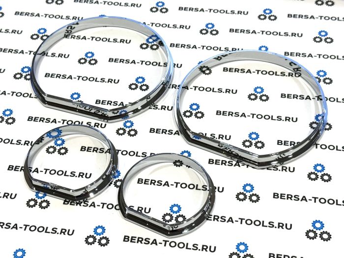 Кольца в приборную панель BMW E46 (хром)