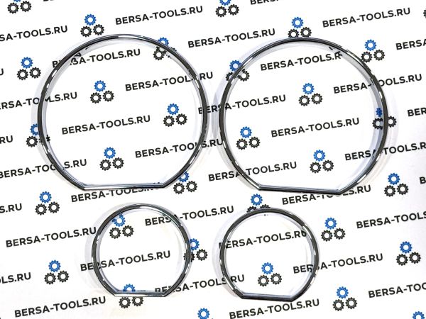Кольца в приборную панель BMW E46 (хром)