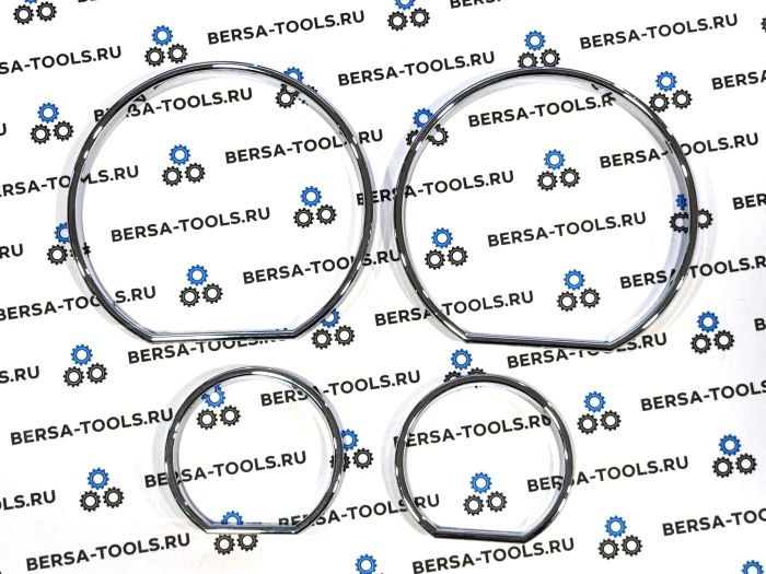 Кольца в приборную панель BMW E46 (хром)
