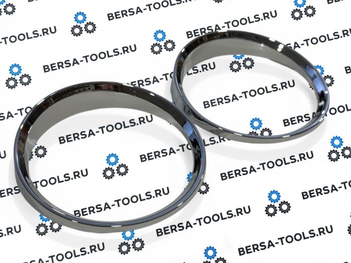 Кольца в приборную панель BMW E90 (хром)