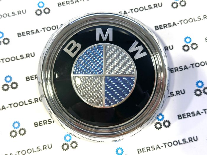 Эмблема BMW 105 мм карбон (51147196559)