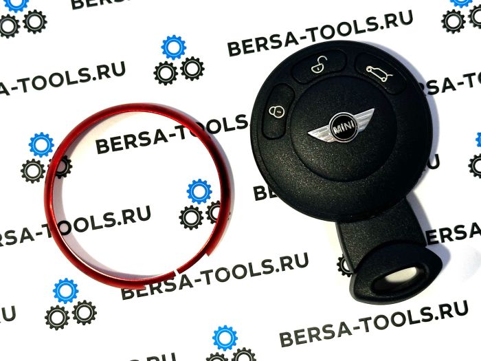 Декоративное кольцо для смарт-ключа MINI Cooper (красный)