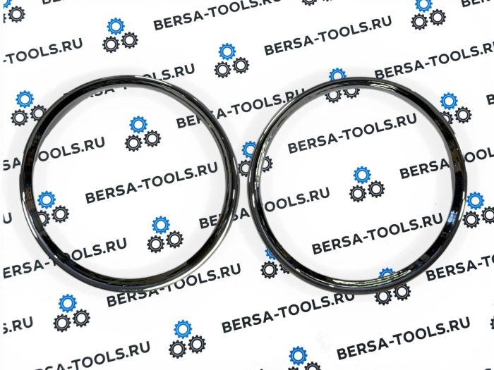 Кольца в приборную панель BMW E90 (хром)