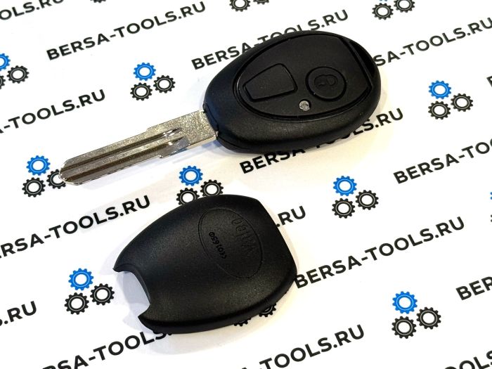 Корпус ключа Land Rover Discovery 2 (1999-2004) 2 кнопки