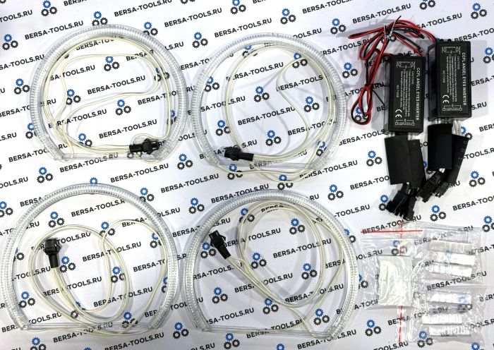 Ангельские глазки CCFL для BMW E46 фары без линз (Белый)