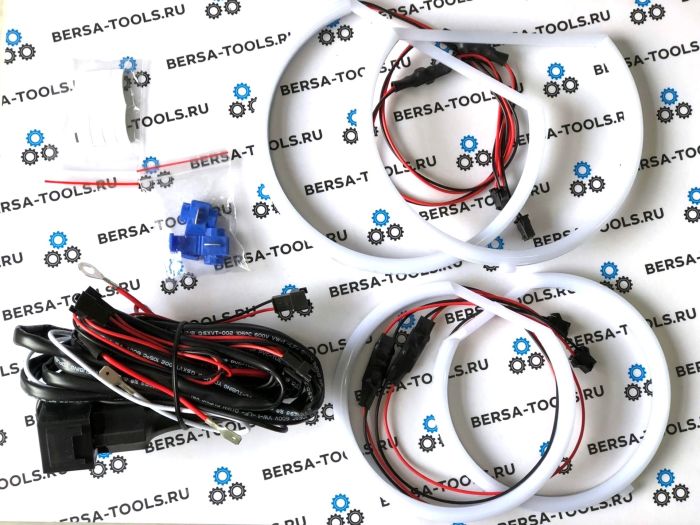 Ангельские глазки Cotton для BMW X5 E53 (Белый)