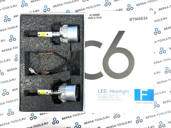 Светодиодные лампы головного света C6 Headlight H3