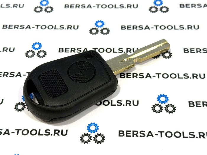 Двухкнопочный ключ BMW с лезвием старого образца HU58