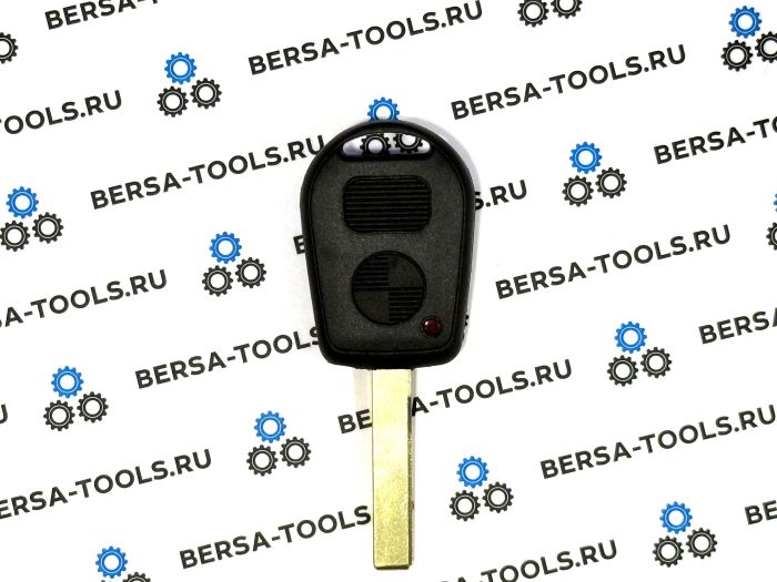 Двухкнопочный ключ BMW с лезвием нового образца HU92