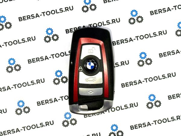 Корпус смарт-ключа BMW F-series красный (4 кнопки)