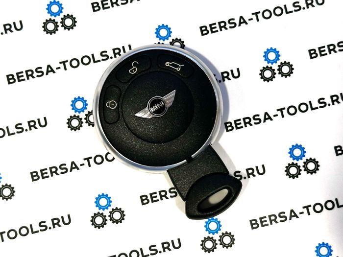 Декоративное кольцо для смарт-ключа MINI Cooper (серебро)