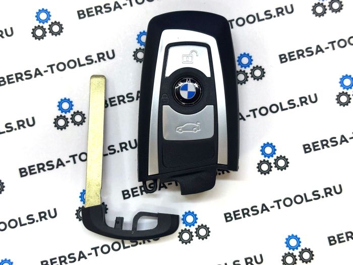 Смарт-ключ в сборе для BMW F-series 3 кнопки (черный, частота 868mgz)