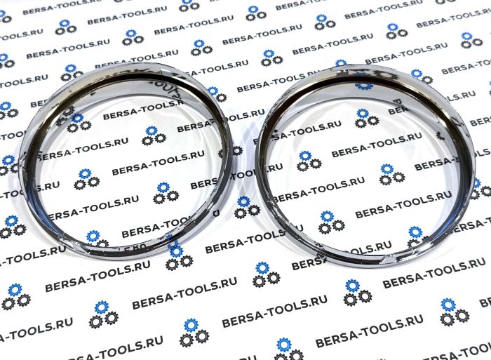 Кольца в приборную панель BMW E60 (хром)