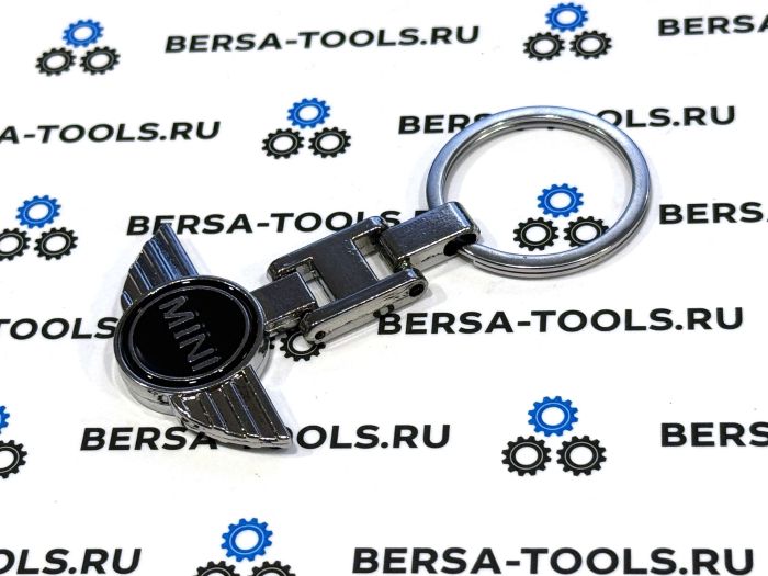 Металлический брелок с логотипом MINI (Двухсторонний)