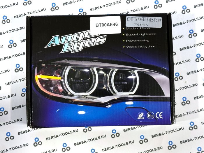 Ангельские глазки Cotton для BMW X5 E53 (Оранжевый)