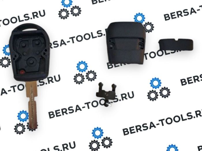 Трехкнопочный ключ с лезвием старого образца (HU58)