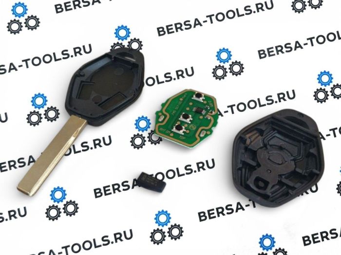 Ключ-ромб в сборе с лезвием нового образца HU92 (EWS 434 mhz) для BMW