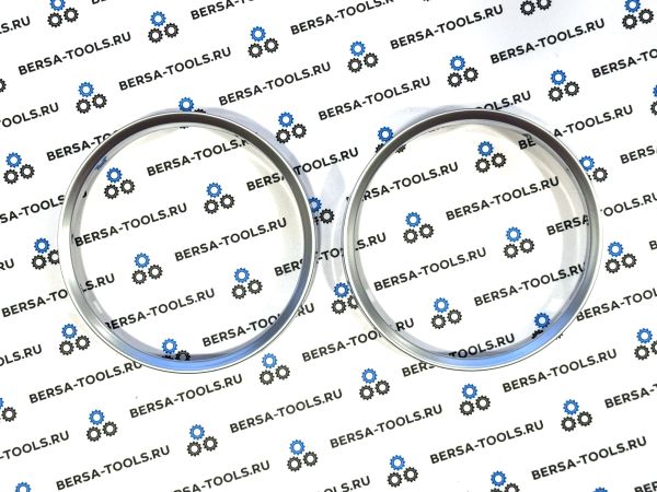 Кольца в приборную панель BMW E60 (матовое серебро)