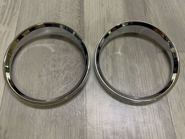 Кольца в приборную панель BMW  е90 (хром, серебро)