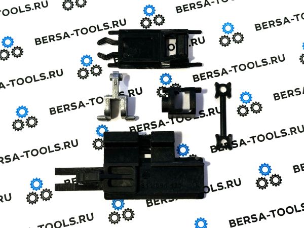 Комплект направляющих люка крыши BMW Е39, X5 E53 (5 деталей - для левой стороны)