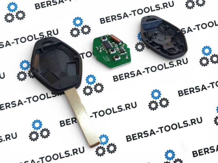 Ключ-ромб в сборе с лезвием нового образца HU92 (CAS 434 mhz) для BMW