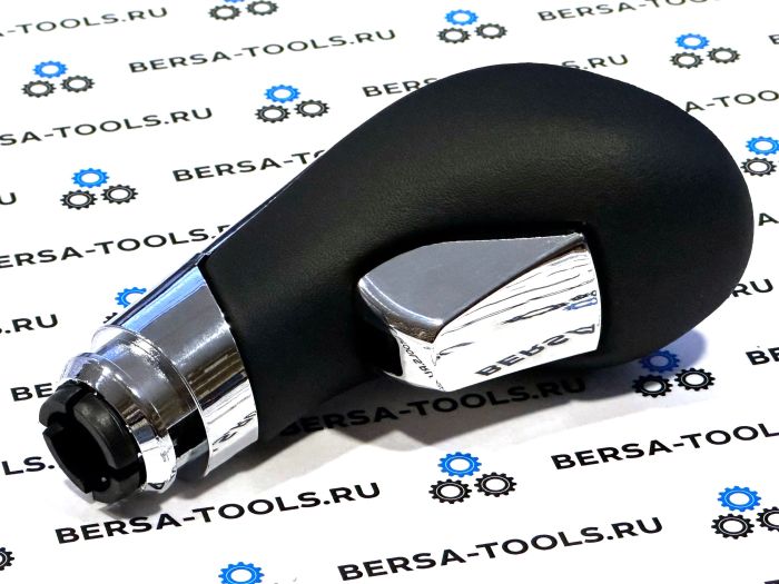 Рукоятка (ручка) АКПП с кнопкой для Opel Astra J, Insignia, Zafira C, Meriva B (черная экокожа)