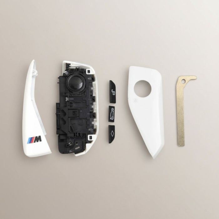 Корпус смарт ключа BMW F-series, G-series (Цвет: Белый, M series)