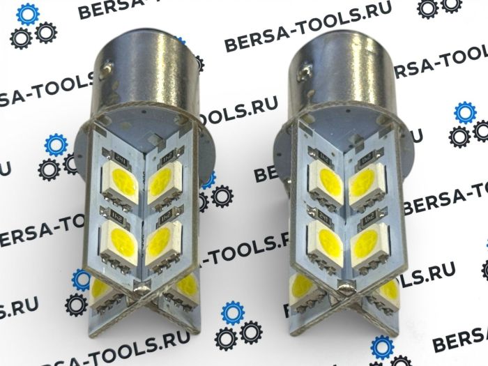 Светодиодные двухконтактные лампы Canbus 1157 для габарита и стоп-сигнала