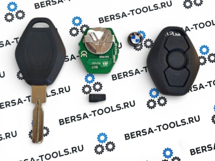Ключ-ромб в сборе с лезвием старого образца HU58 (EWS 434 mhz) для BMW