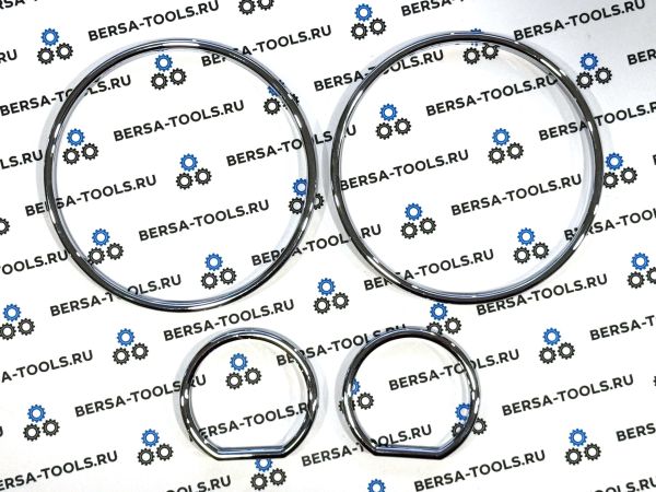 Кольца в приборную панель BMW E32, E34 (хром)