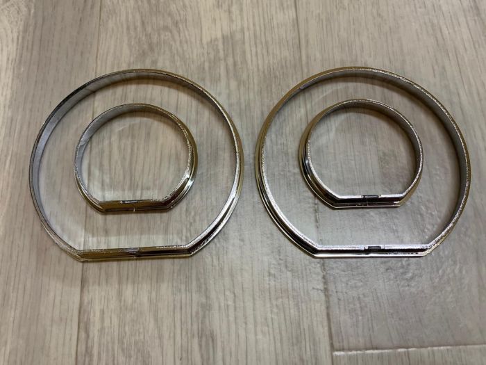 Кольца в приборную панель BMW E46 (хром, серебро)