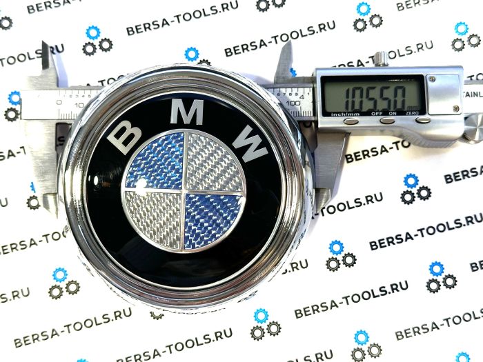 Эмблема BMW 105 мм карбон (51147196559)