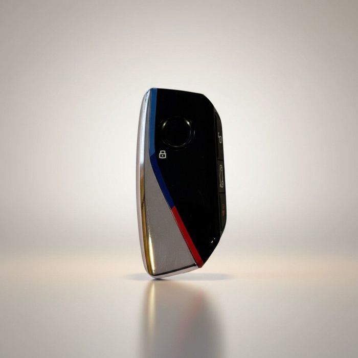 Корпус смарт ключа BMW F-series, G-series (Цвет: Розовый, Кнопка «Звук»)