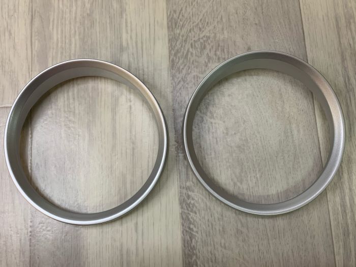 Кольца в приборную панель BMW E90 (хром, серебро)