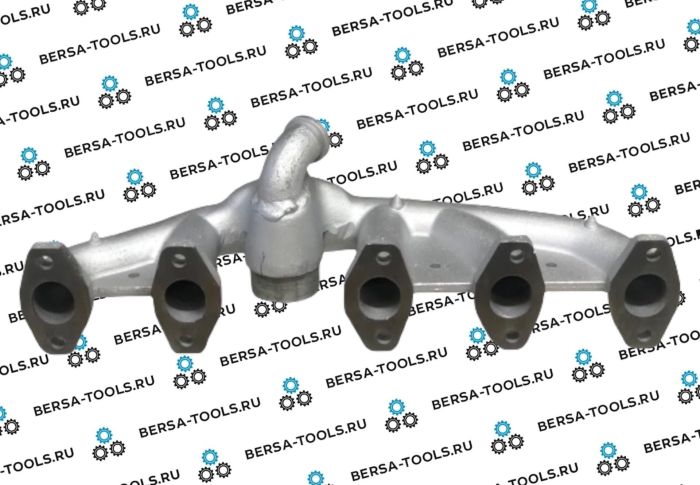 Чугунный выпускной коллектор VW 2.5 TDI для автоматической коробки передач (070253017, 070253017B)