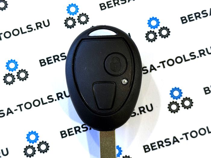 Корпус ключа Land Rover Rover 75, BMW, Mini Cooper (2 кнопки, лезвие HU92)