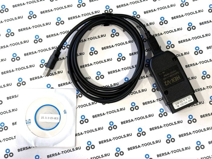 Диагностический кабель VAG COM 25.3 (рус. версия)