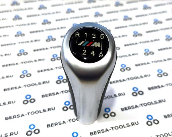 Ручка МКПП BMW (для 6-ступенчатой коробки передач) в стиле M, с хромированной вставкой