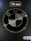 Эмблема BMW карбон 74 мм (51148203864)