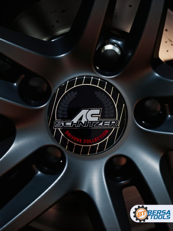 Наклейки на колесные диски, 56 мм, BMW AC Schnitzer (5 шт)