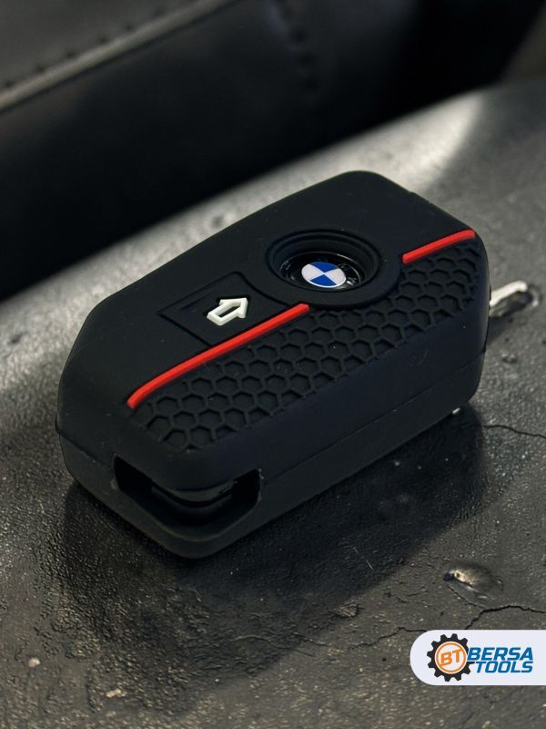 Силиконовый чехол для смарт-ключа мотоцикла BMW, черный