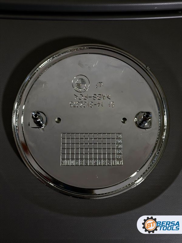 Эмблема BMW карбон голубое-серебро 74 мм (51148203864)