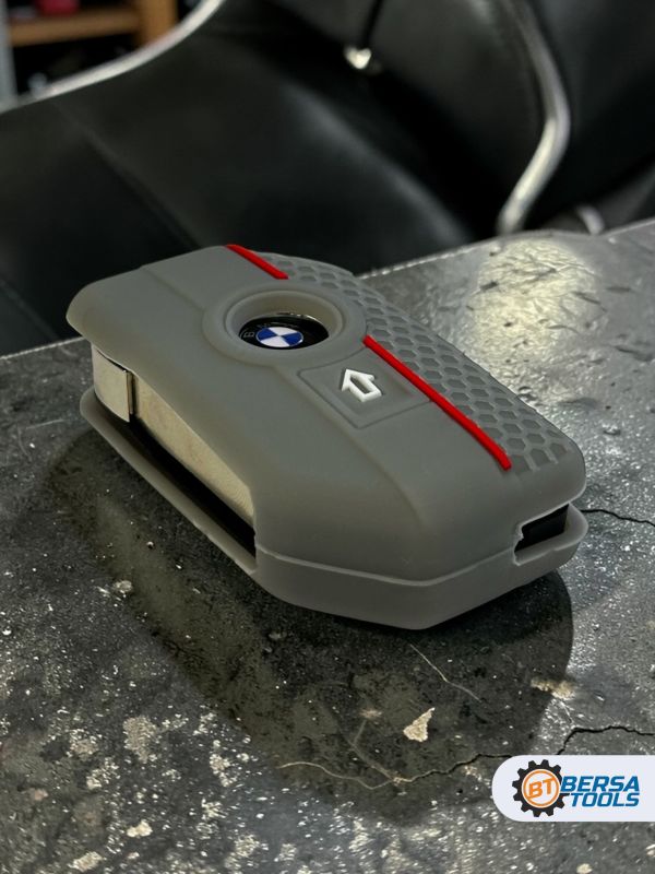 Силиконовый чехол для смарт-ключа мотоцикла BMW, серый