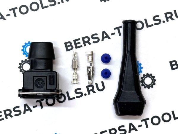 Разъем топливной форсунки Tyco, 2-контактный, водонепроницаемый, с резиновым чехлом