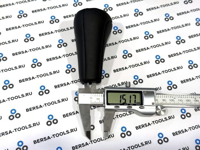 Ручка МКПП BMW (для 6-ти ступенчатой коробки передач) черная, кожаная, M-Power Style